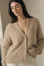 Lia | Strickjacke Damen mit Webmuster