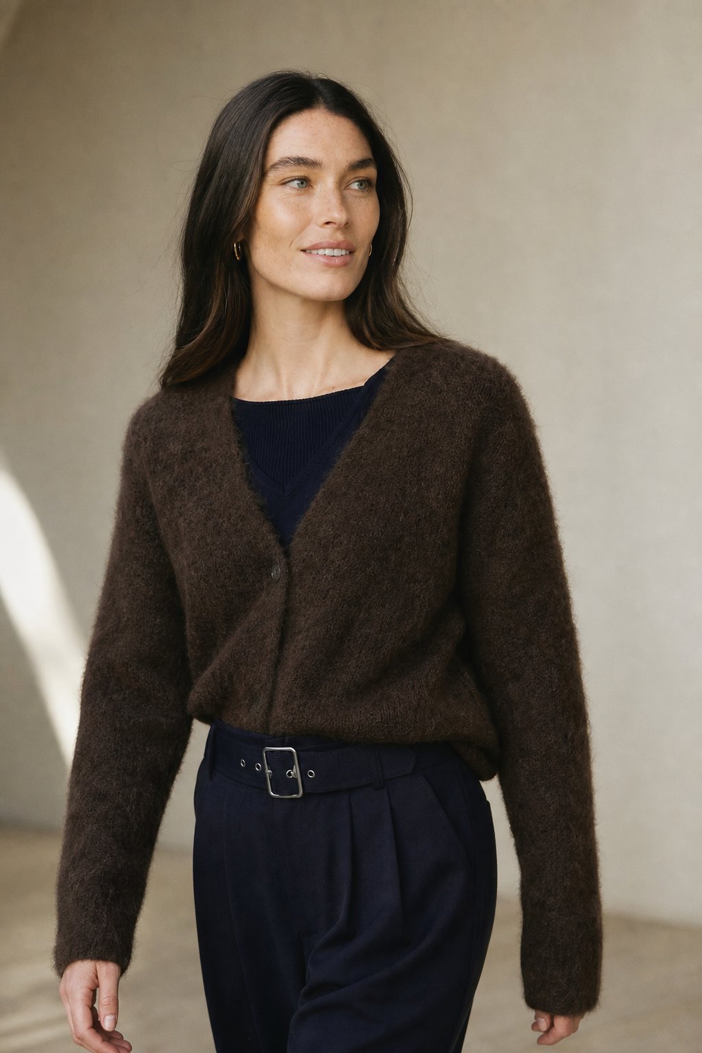 Lia | Strickjacke Damen mit Webmuster