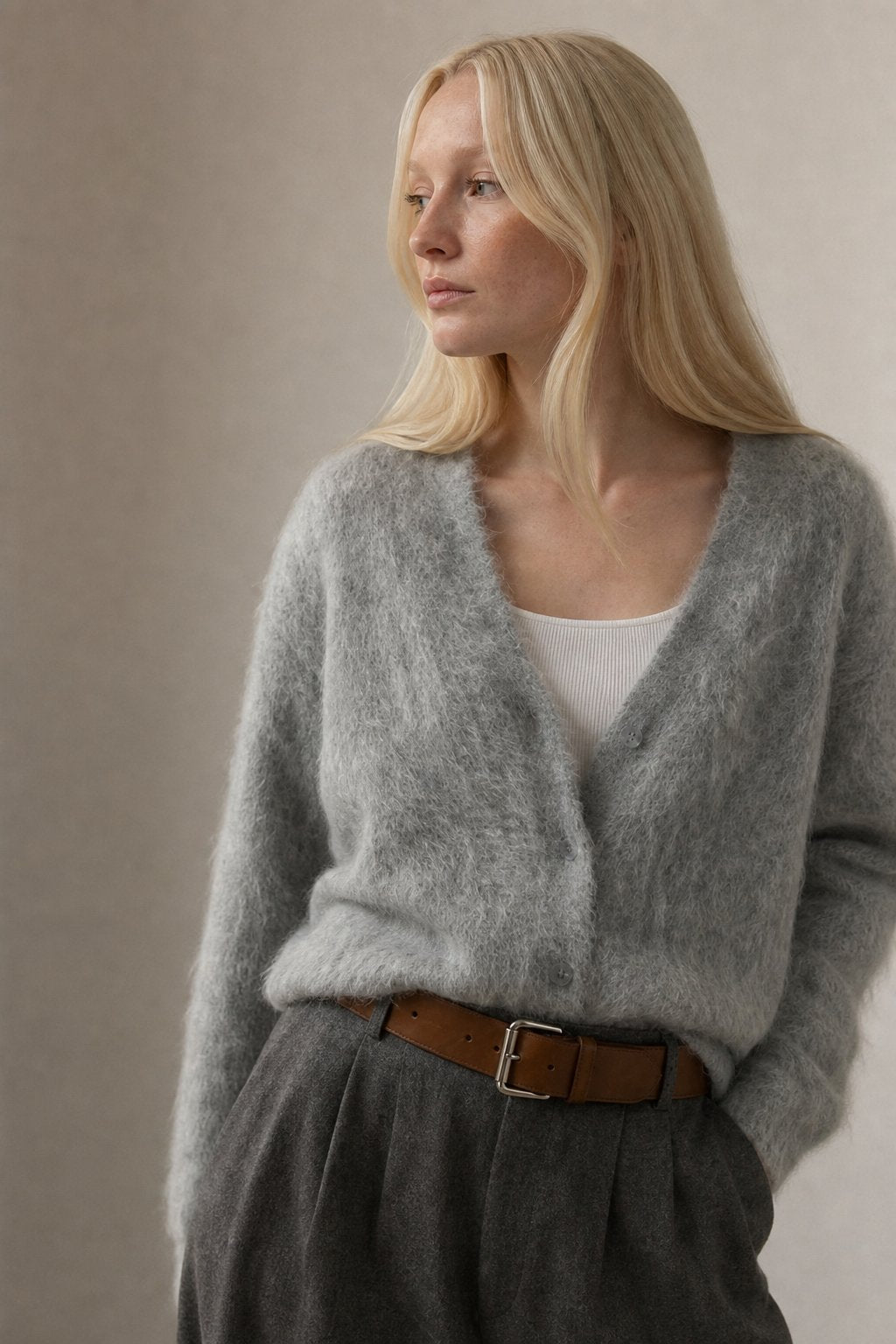 Lia | Strickjacke Damen mit Webmuster
