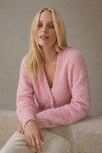 Lia | Strickjacke Damen mit Webmuster
