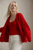 Lia | Strickjacke Damen mit Webmuster