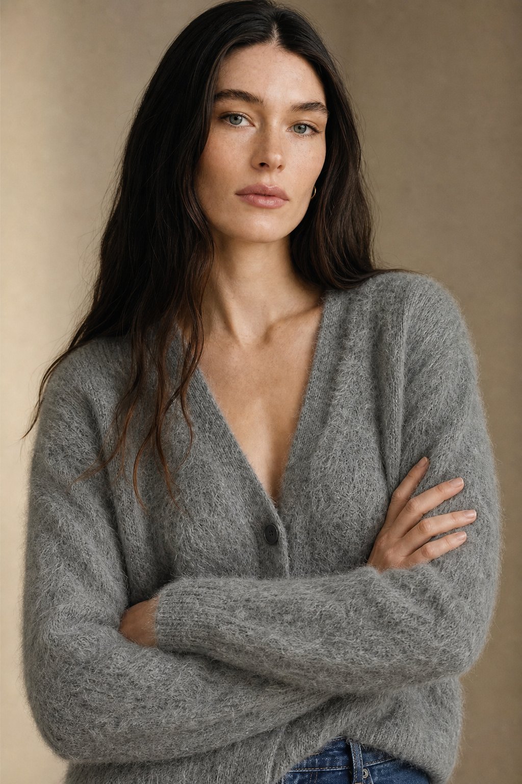 Lia | Strickjacke Damen mit Webmuster