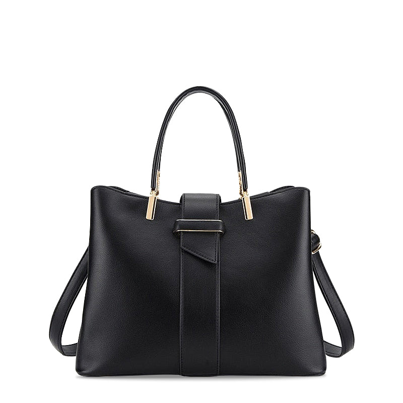Handtasche Damen mit 3 Fächern und Umhängeriemen