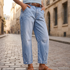 Ella | Barrel Jeans Damen mit hoher Taille