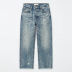 Mia | Straight Jeans Damen mit Fransensaum