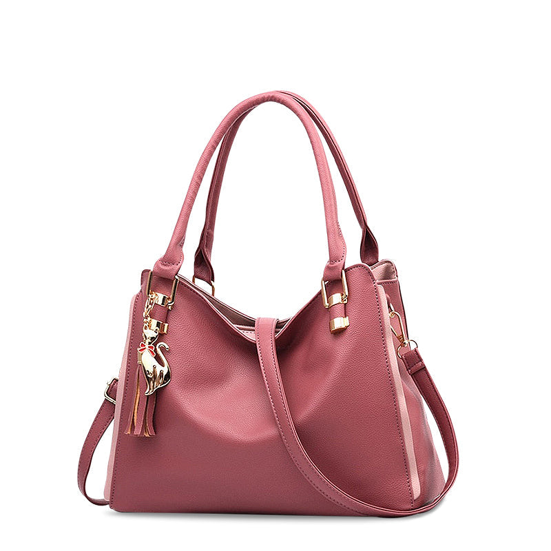 Schultertasche Damen aus Veganleder