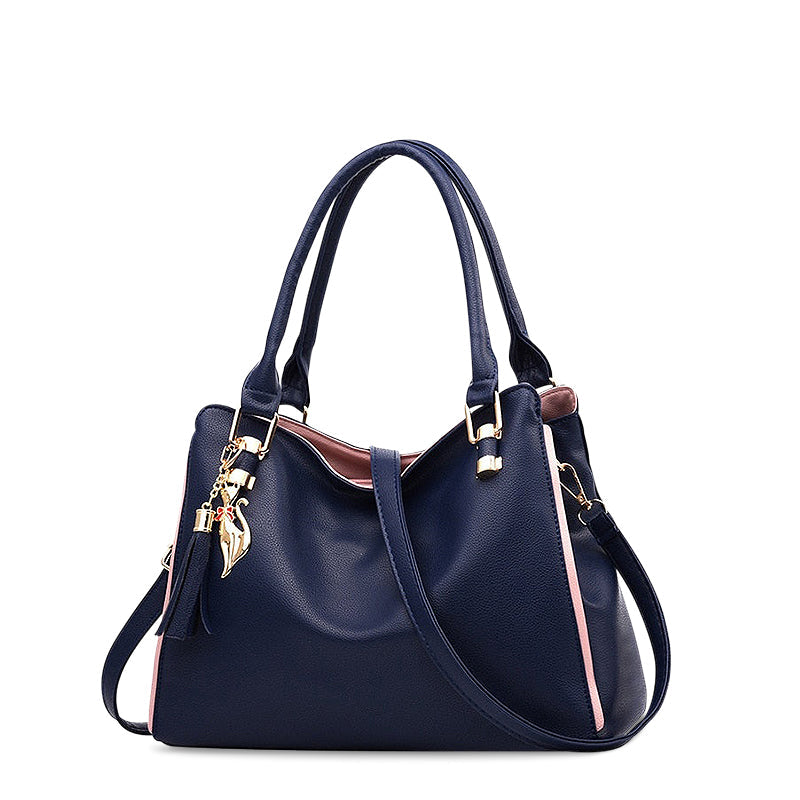 Schultertasche Damen aus Veganleder