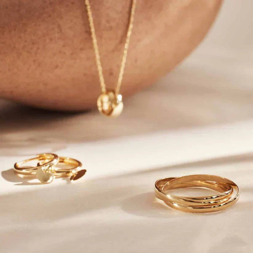 Goldener Léna Trielle Ring