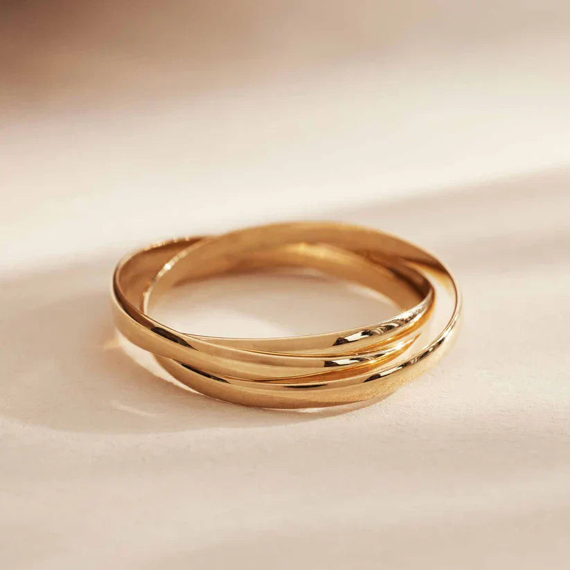 Goldener Léna Trielle Ring