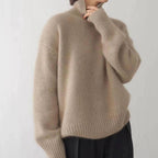 Weicher Rollkragenpullover Damen aus Kaschmir