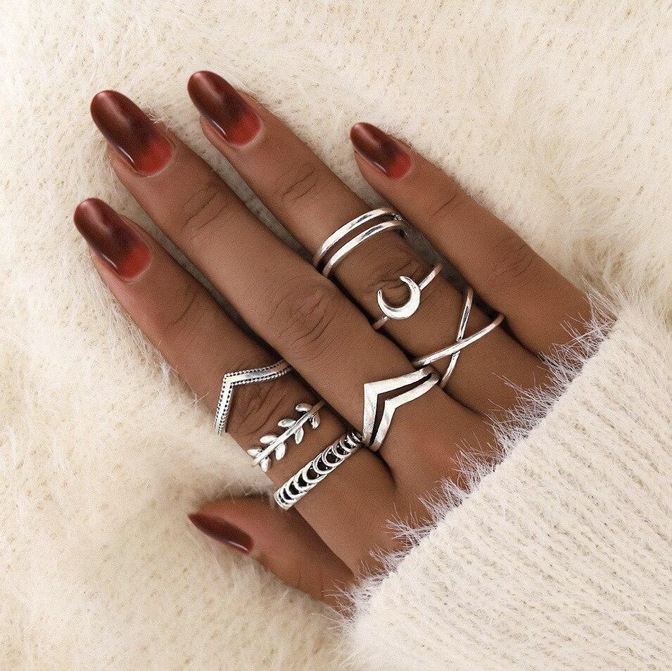 Einzigartiges Ring Set: 8 bis 12 Stück