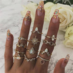 Einzigartiges Ring Set: 8 bis 12 Stück