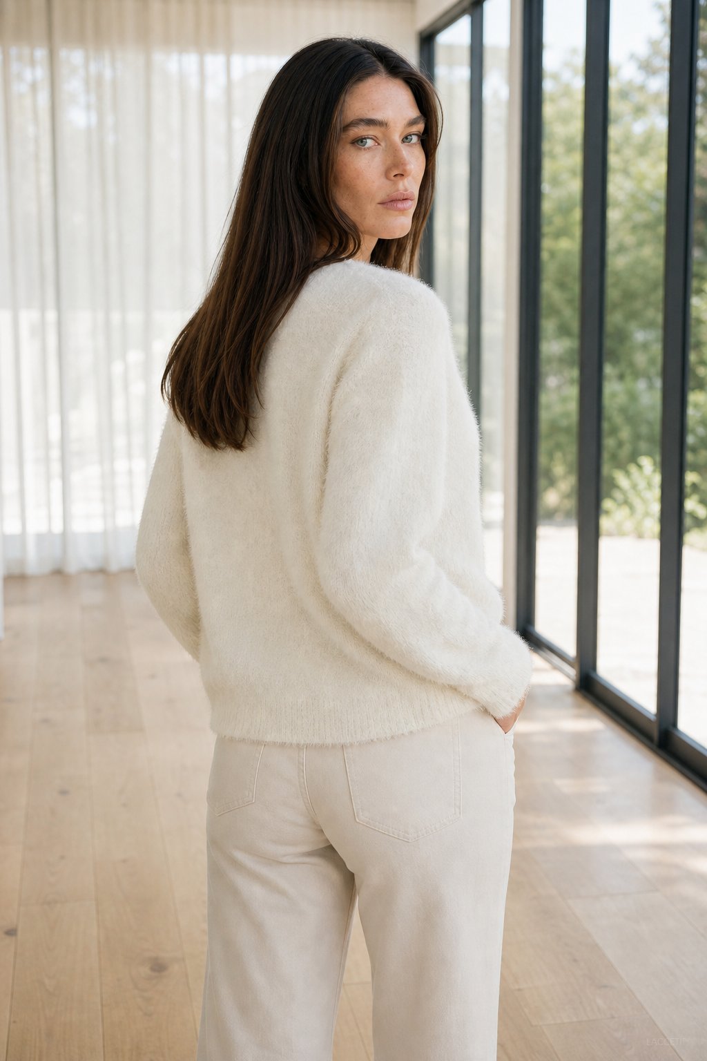 Lia | Strickjacke Damen mit Webmuster