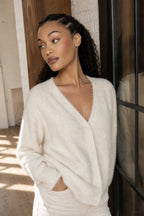 Lia | Strickjacke Damen mit Webmuster