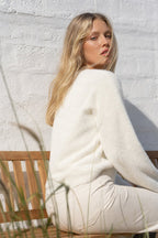Lia | Strickjacke Damen mit Webmuster