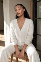 Lia | Strickjacke Damen mit Webmuster