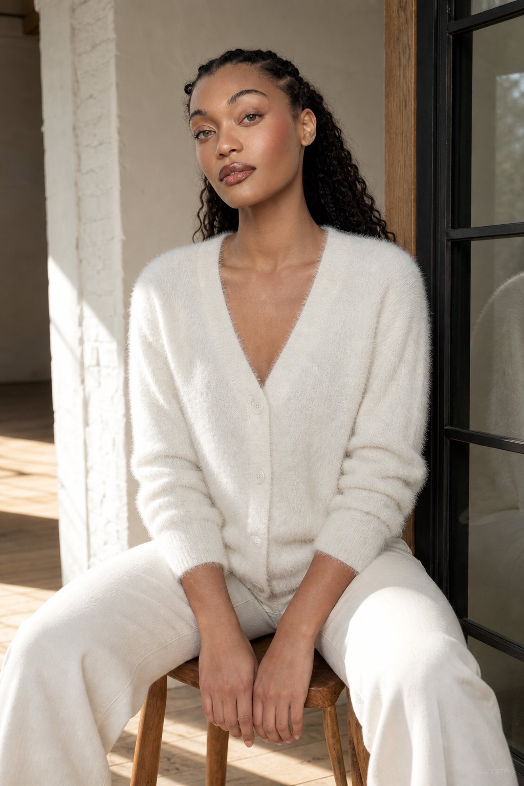 Lia | Strickjacke Damen mit Webmuster