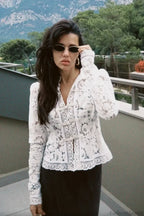 Weicher Spitzen-Cardigan Damen