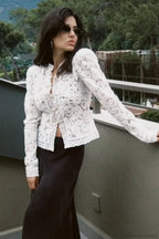 Weicher Spitzen-Cardigan Damen