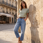 Ella | Barrel Jeans Damen mit hoher Taille