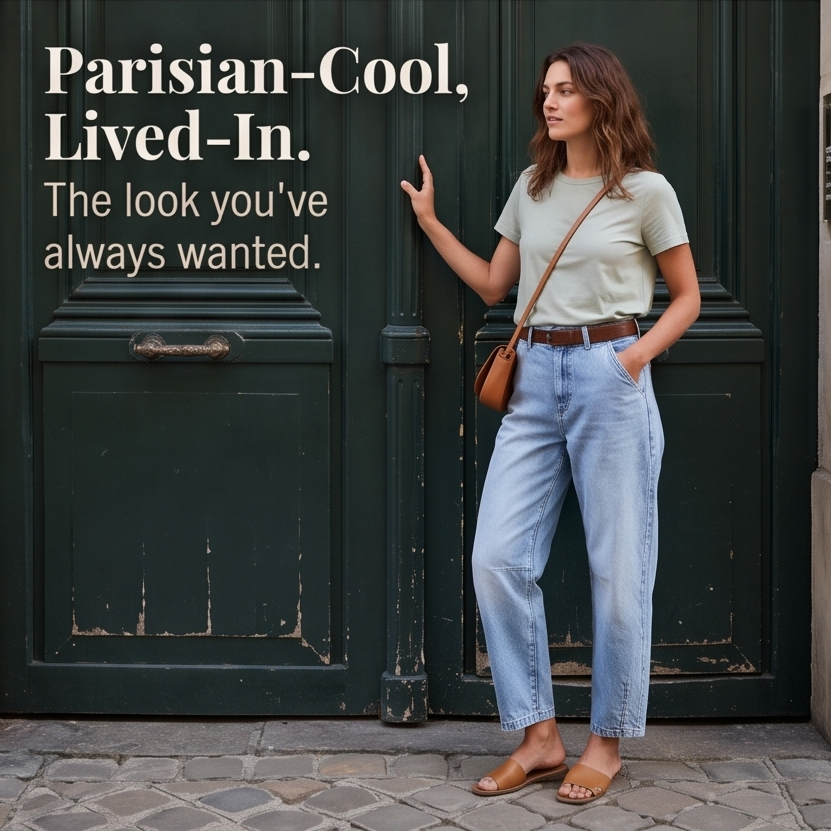 Ella | Barrel Jeans Damen mit hoher Taille