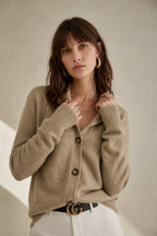 Malia | Strickjacke Damen mit Zierknöpfen
