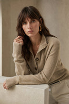 Malia | Strickjacke Damen mit Zierknöpfen