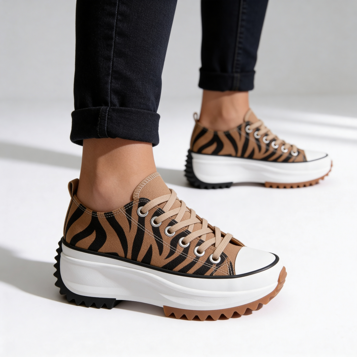 Ella | Plateausneaker Damen mit Fußbett