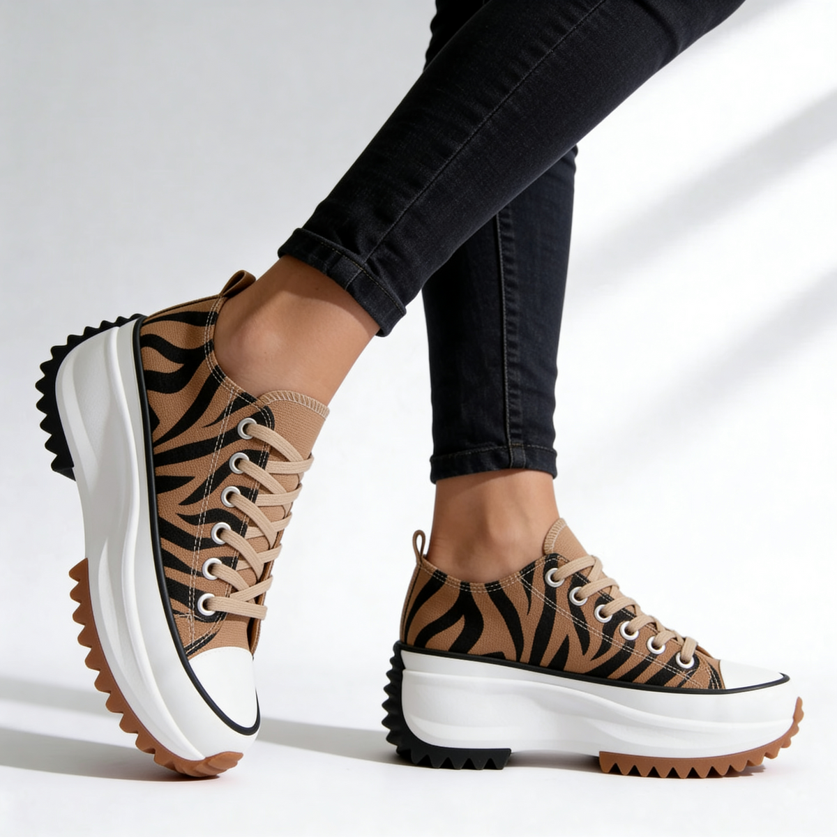 Ella | Plateausneaker Damen mit Fußbett