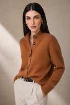 Malia | Strickjacke Damen mit Zierknöpfen