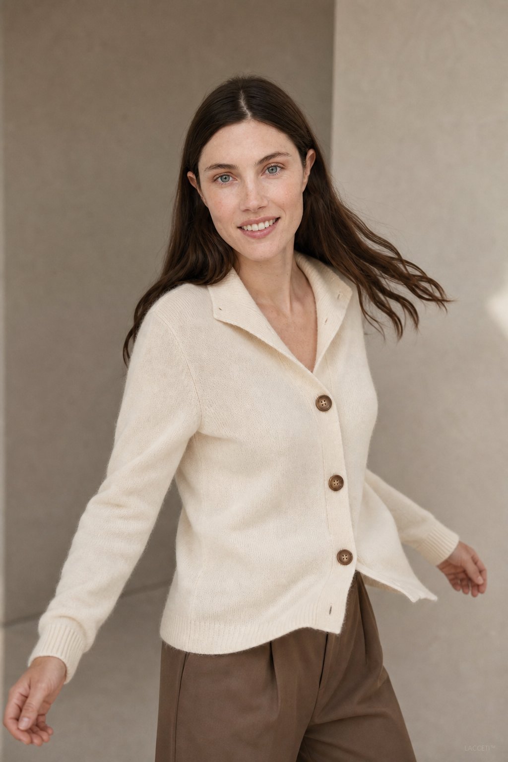 Malia | Strickjacke Damen mit Zierknöpfen