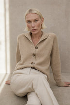 Malia | Strickjacke Damen mit Zierknöpfen