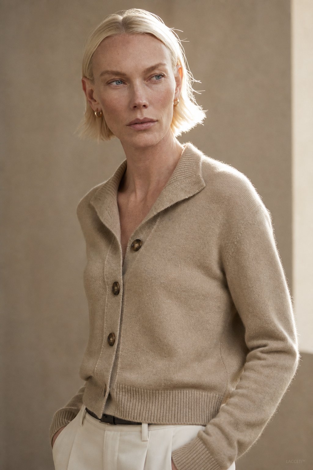 Malia | Strickjacke Damen mit Zierknöpfen