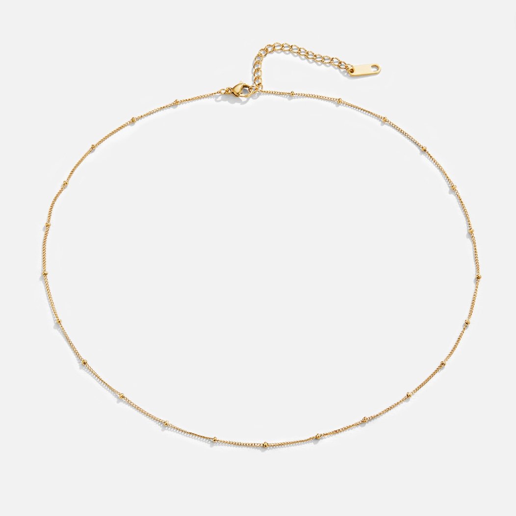 Schicke Gold Halskette