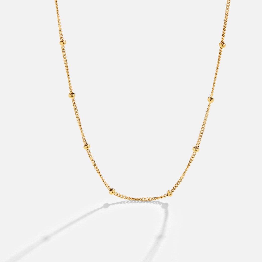 Schicke Gold Halskette
