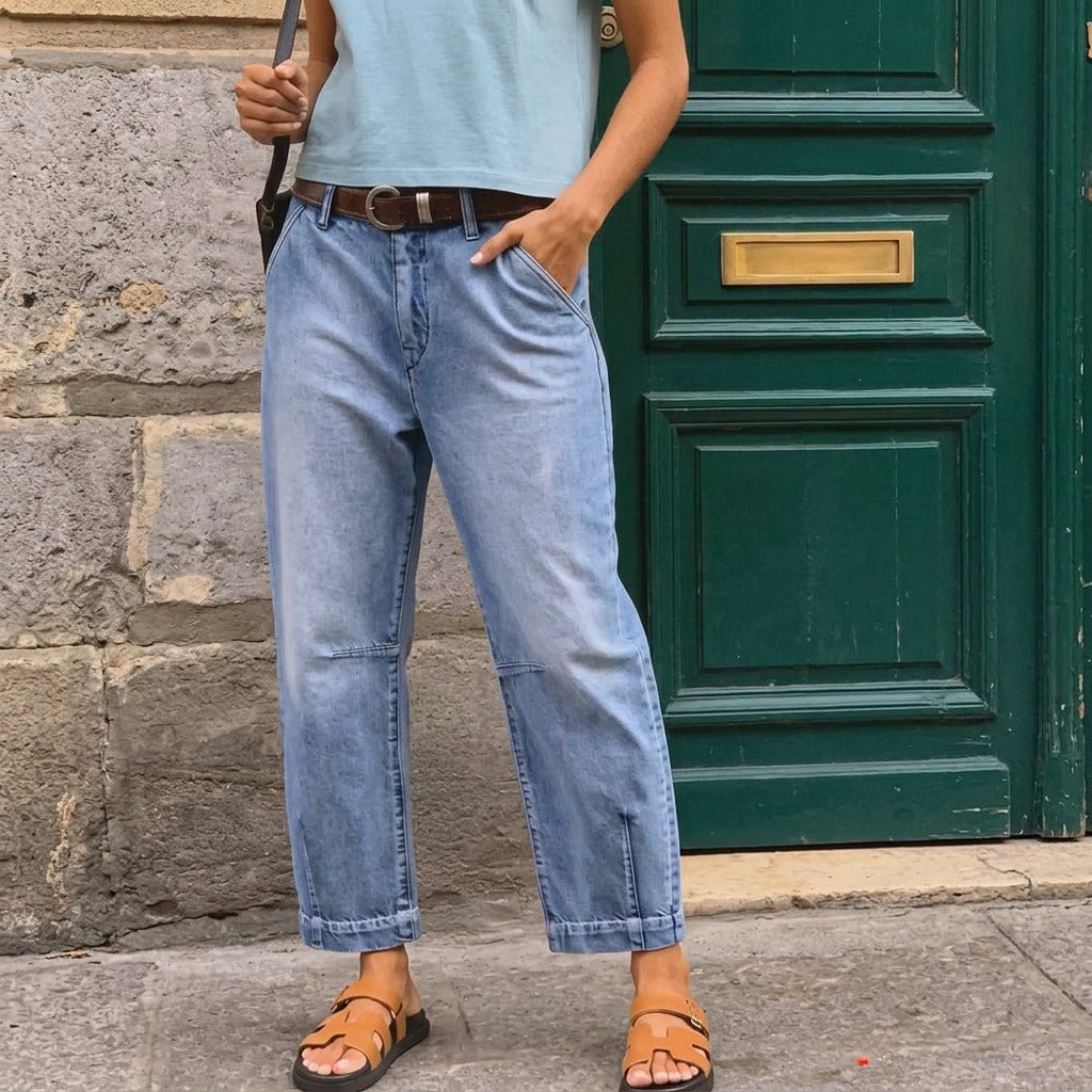 Ella | Barrel Jeans Damen mit hoher Taille