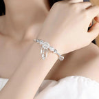 Silbernes Traumfänger Anhänger Armband