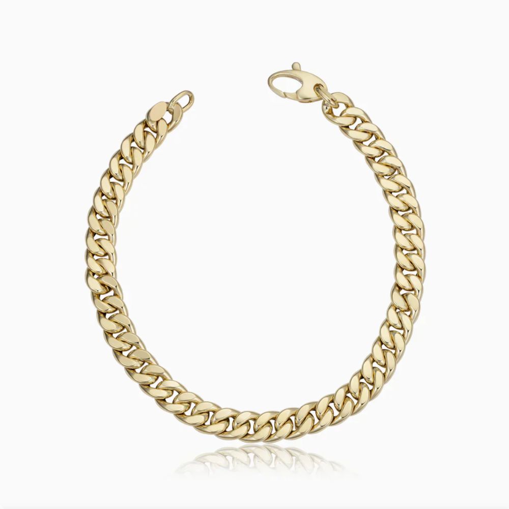 Klassisches Cuban Gold Armband
