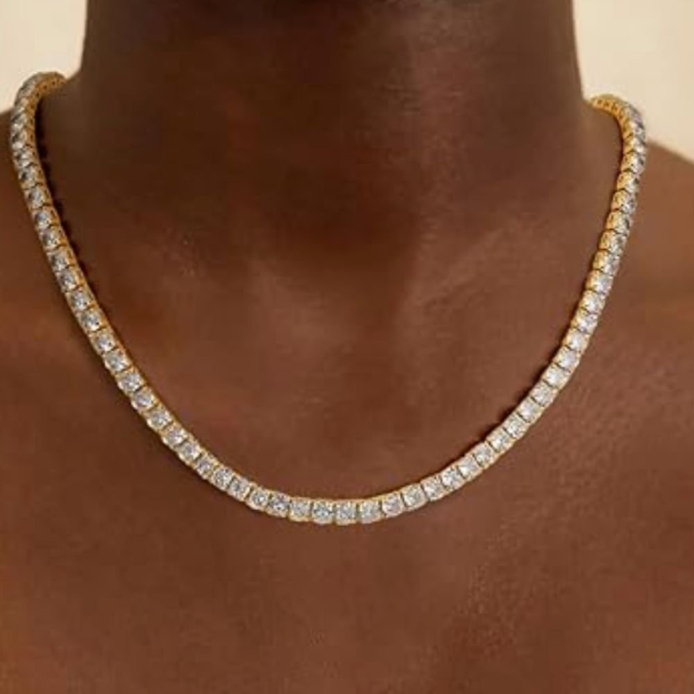 Tennis Goldene Halskette