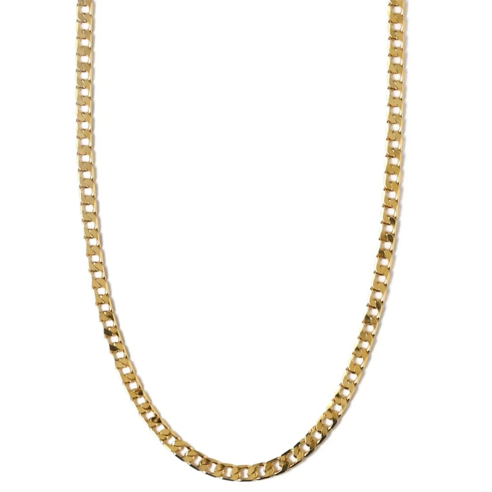Flache Glieder Curb Kette Halskette