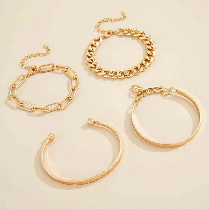 Anspruchsvolles Elan Mercer Armband Set aus Weißgold