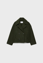 Damen Kurze Jacke Zweireihig