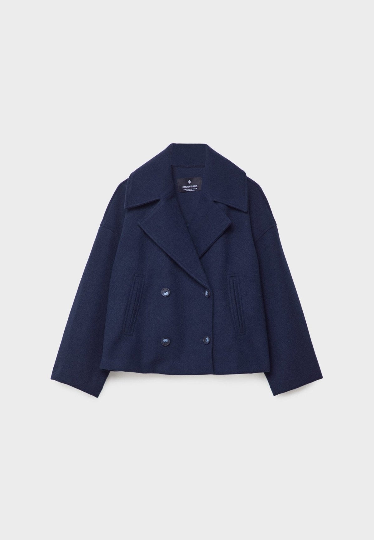 Damen Kurze Jacke Zweireihig