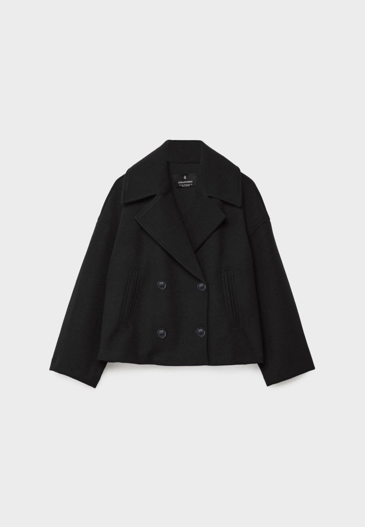 Damen Kurze Jacke Zweireihig