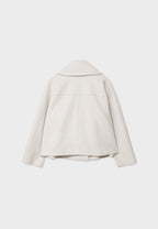 Damen Kurze Jacke Zweireihig