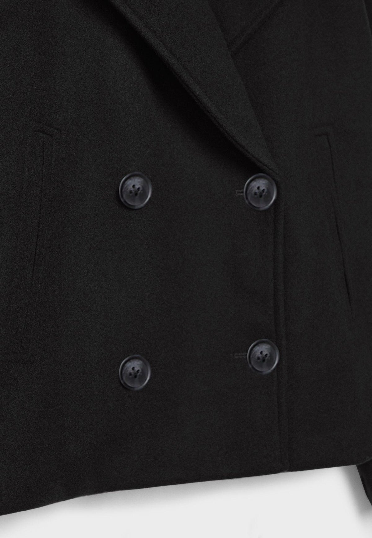 Damen Kurze Jacke Zweireihig
