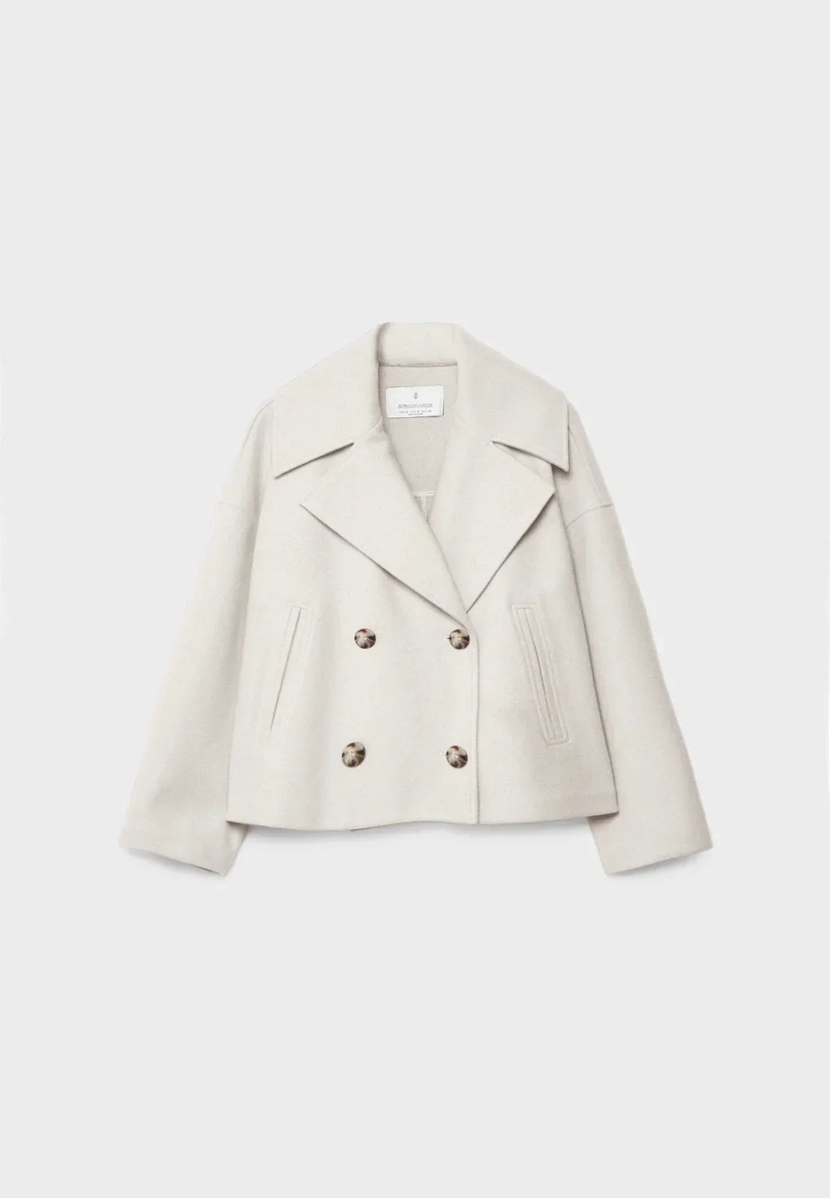 Damen Kurze Jacke Zweireihig