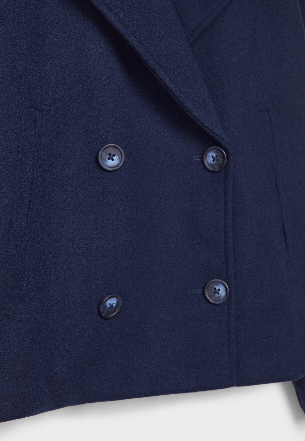 Damen Kurze Jacke Zweireihig