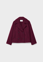 Damen Kurze Jacke Zweireihig