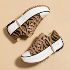 Eva | Plateausneaker Damen aus Canvas